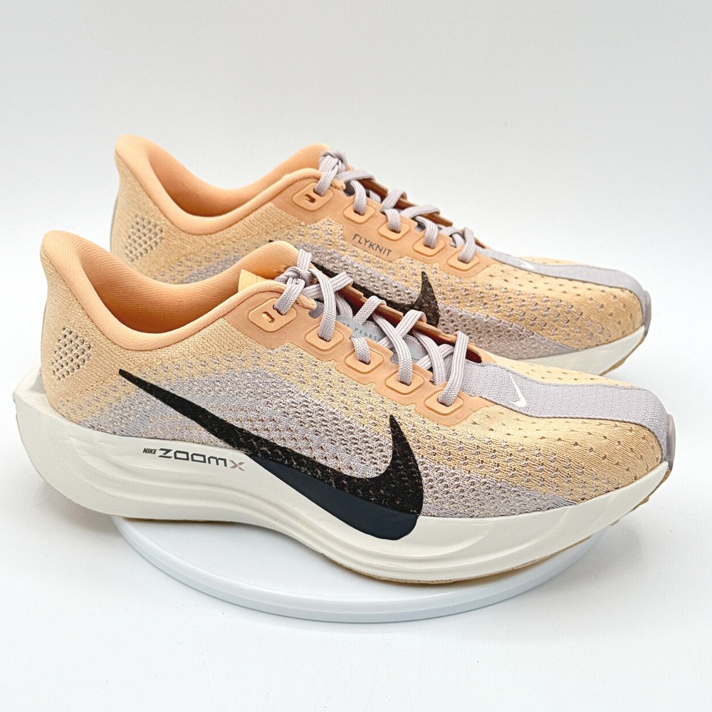 Nike‎ Pegusus Plus Running Size 6.5 Womens Orange Chalk/Stone FQ7261-702, NEW
